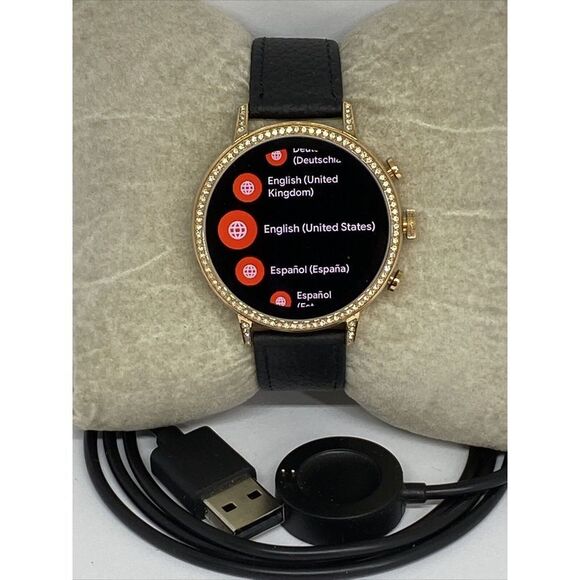 Fossil Gen 4 Authentic Digital Dial Smart Watch Custom Band FTW6015 CR746 - Picture 1 of 12
